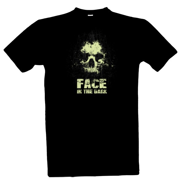 Face in the dark T-shirt