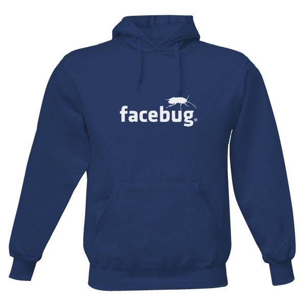 Pánská mikina s kapucí s potiskem Facebug