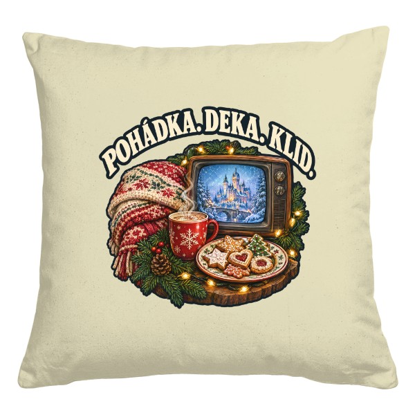 Pillow cotton Fairy Tale. Blanket. Peace. – Cozy Czech Couch Decor