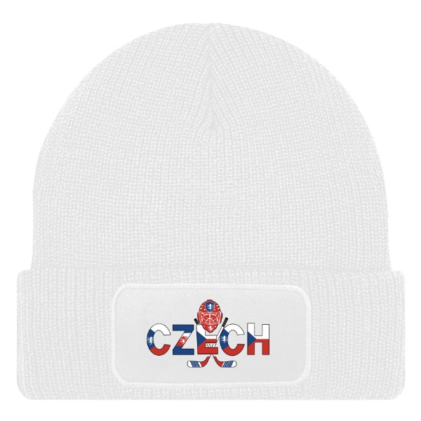 Čepice  s potiskem Fandíme hokeji 