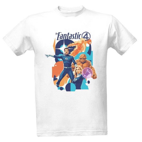 Tričko s potiskem Fantastic 4