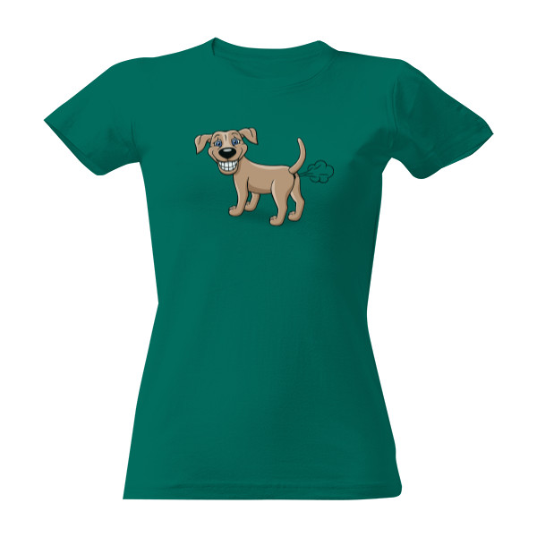 Farting Dog - W T-shirt