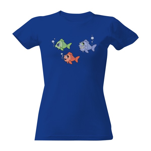 farting fish W T-shirt