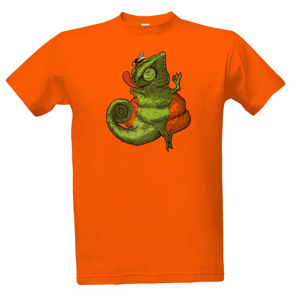 Tričko s potiskem Fat Chameleon - Pánské