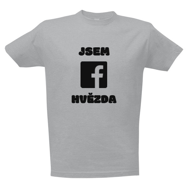 Tričko s potiskem FB HVĚZDA