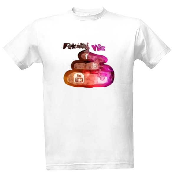 Tričko s potiskem Fekální Vůz