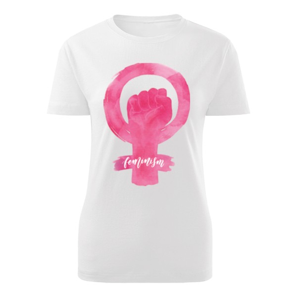 Tričko s potiskem Feminism
