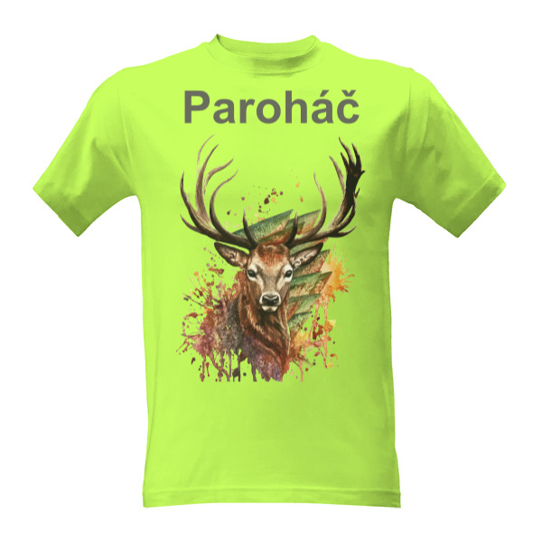 Tričko s potiskem Paroháč