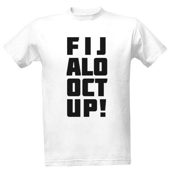 Tričko s potiskem Fijalo octup!