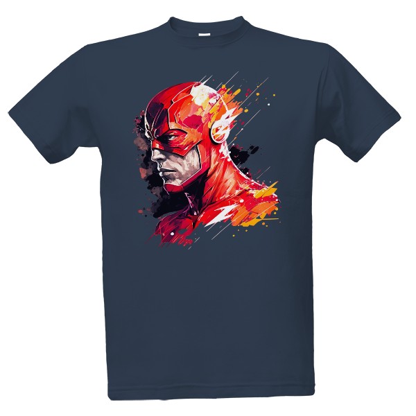 Tričko s potiskem Flash - superhrdina
