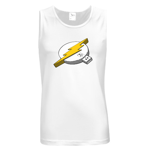 Tričko s potiskem FlashDisk - Bez rukávů