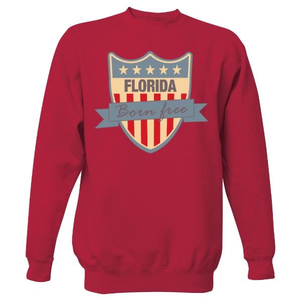 Mikina bez kapuce Unisex s potiskem florida ramirez bez kapuce hip hop