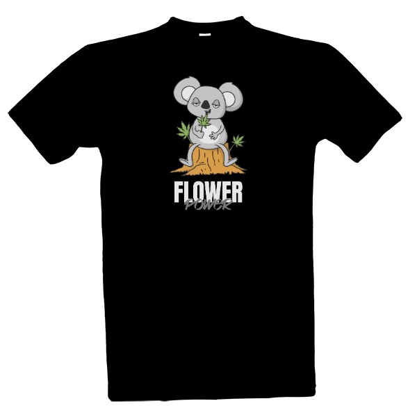 Tričko s potiskem Flower Power
