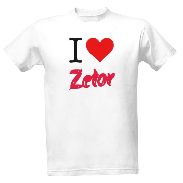 Tričko s potlačou Tričko I love zetor 