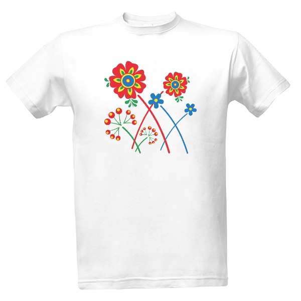 Tričko s potiskem Folklórní silvestr