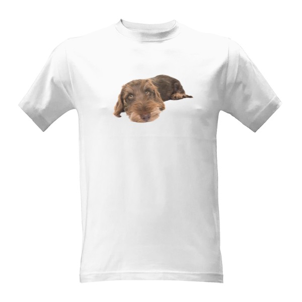 Tričko s potiskem Fousatý Jezevčík 