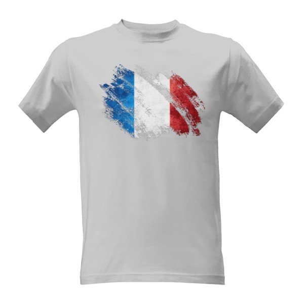 Tričko s potiskem Francouzská vlajka
