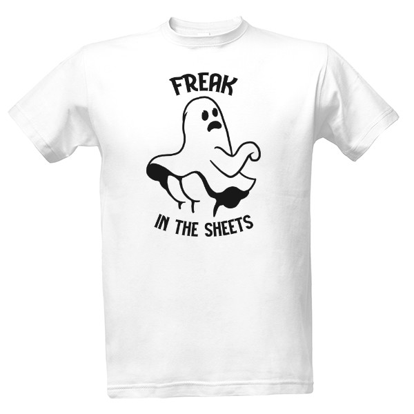 Tričko s potlačou Freak in the sheets