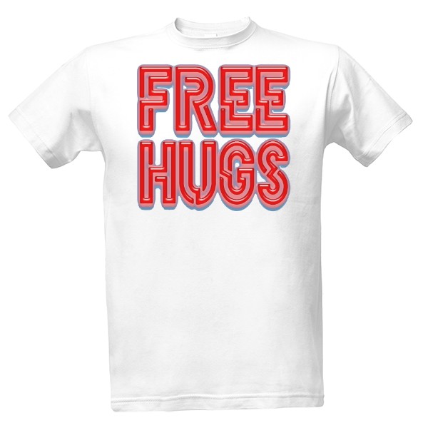 Tričko s potiskem Free Hugs Classic Ramirez hip hop