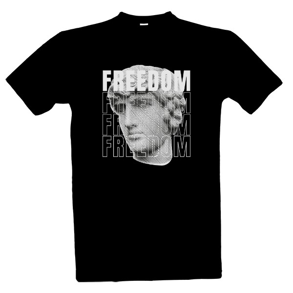 Tričko s potiskem Freedom