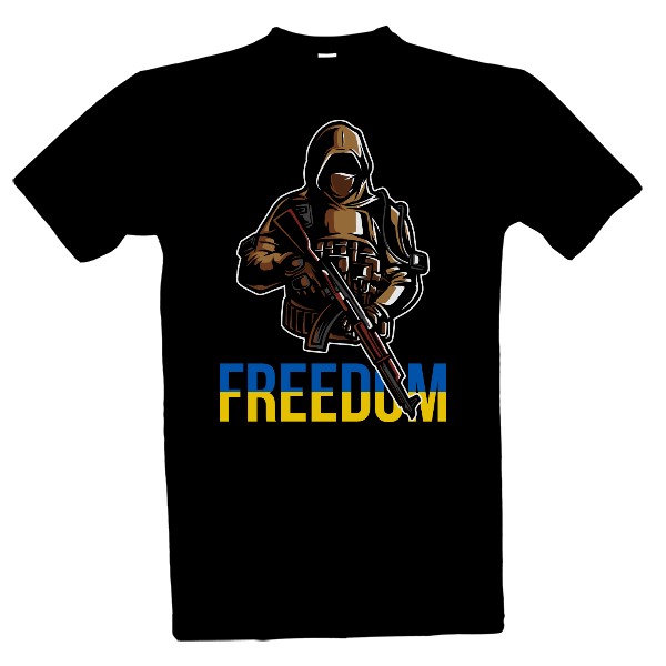 Tričko s potiskem Freedom