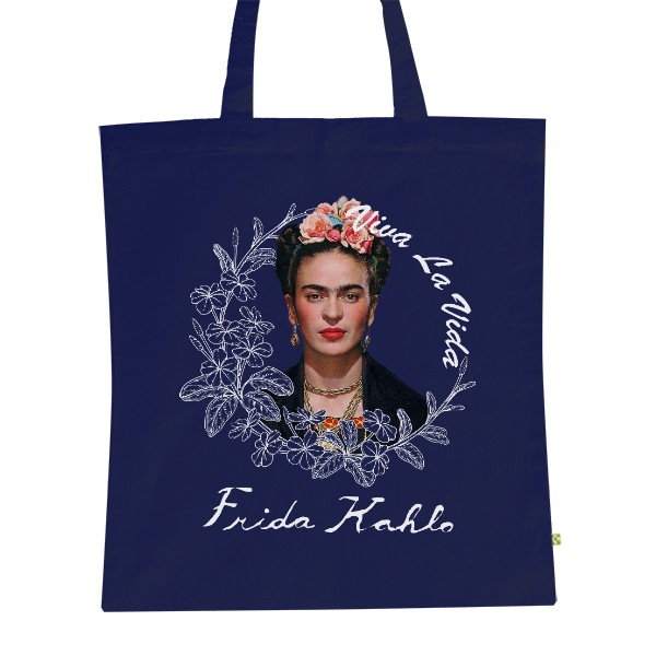 BIO plátěná taška s potiskem Frida Kahlo