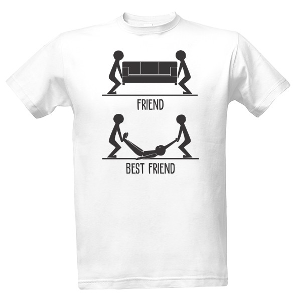 Friend vs bestfriend T-shirt