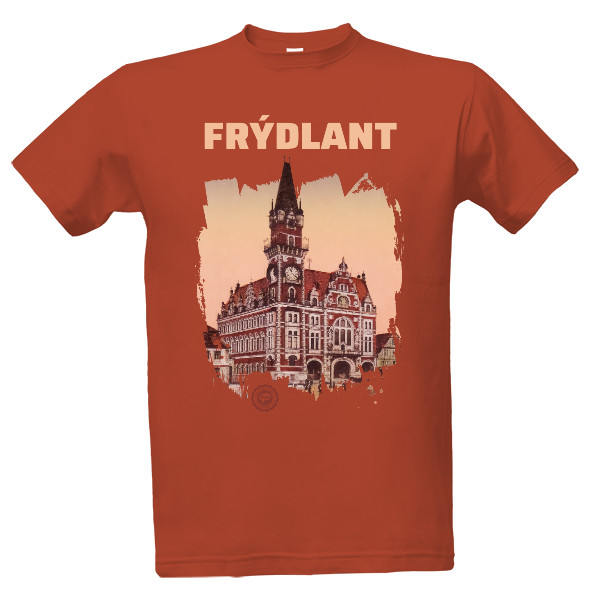 Tričko s potiskem Frýdlant 008 / Brick