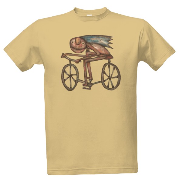 Tričko s potiskem Cyklista