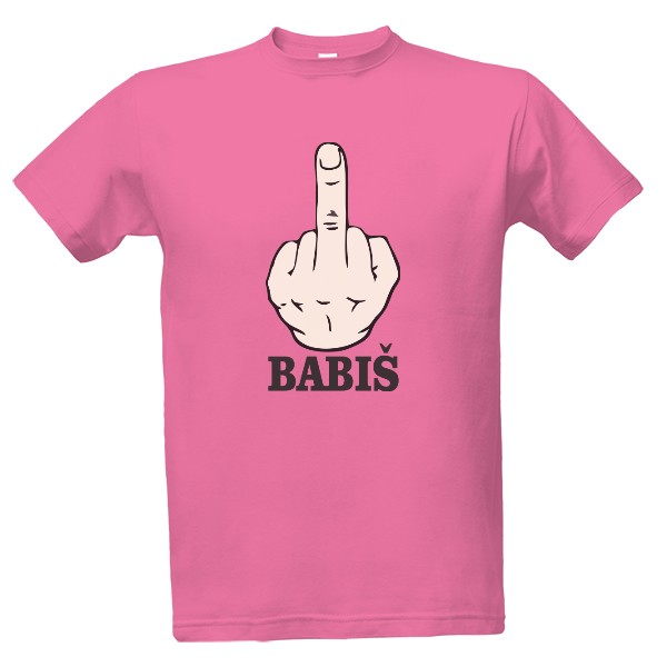 Tričko s potiskem Fuck Babiš