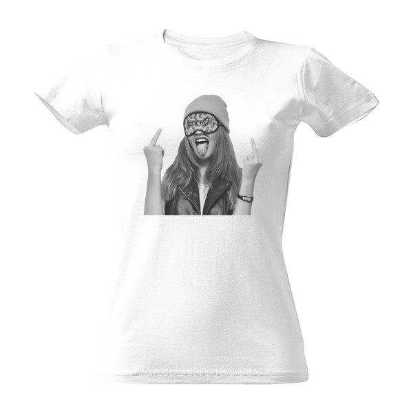 Tričko s potiskem Fuck Off