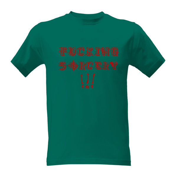 Tričko s potiskem FUCKING SORCERY !!!