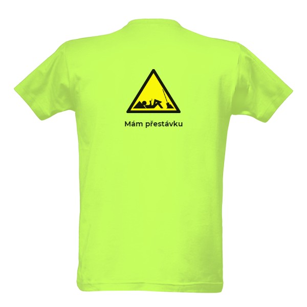 Tričko s potiskem fuck work