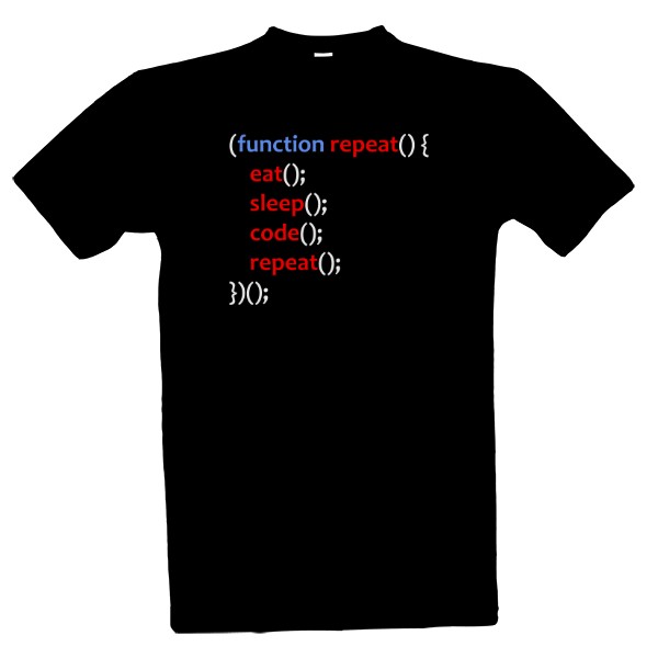 Tričko s potiskem function repeat