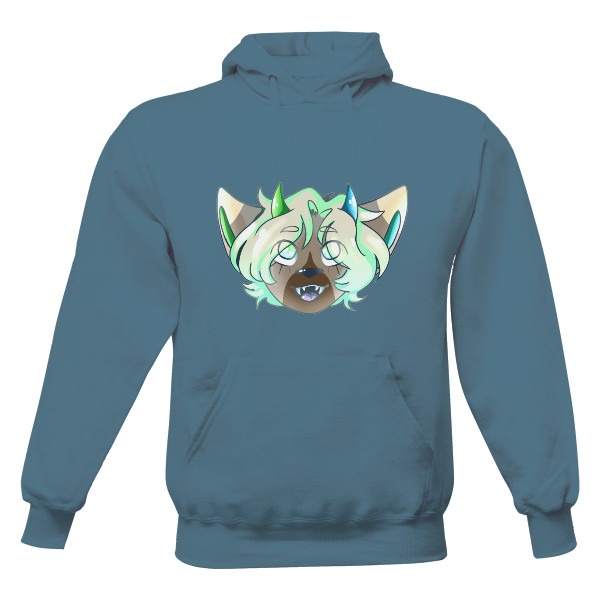 Pánska mikina s kapucňou s potlačou Furry mikina