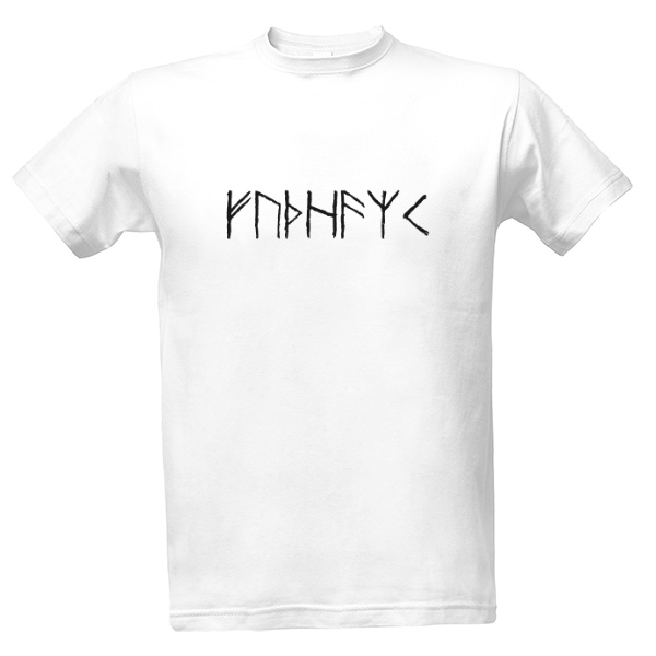 Tričko s potiskem FUTHARK - SNOW