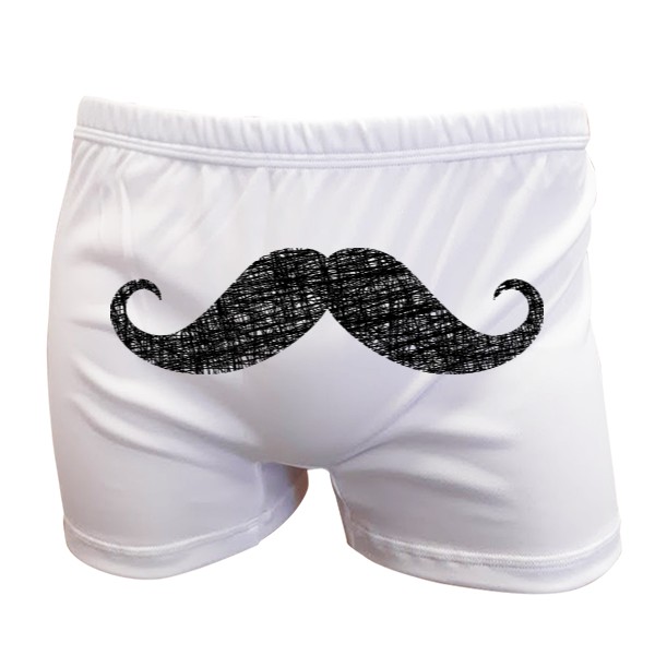 Trenírky s potlačou Fúzy boxerky
