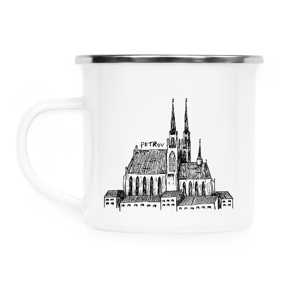 Petrov Brno černobílá