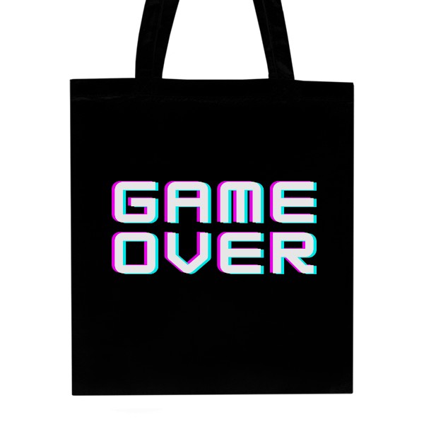 Nákupní taška unisex s potiskem Game over