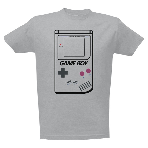 Tričko s potiskem Gameboy