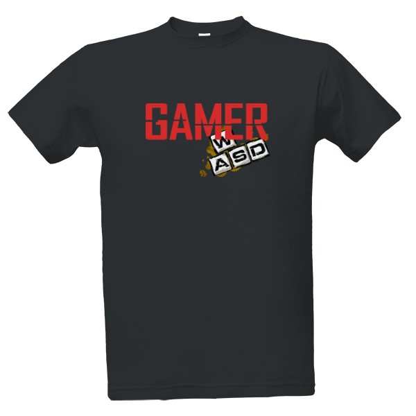 Tričko s potiskem Gamer