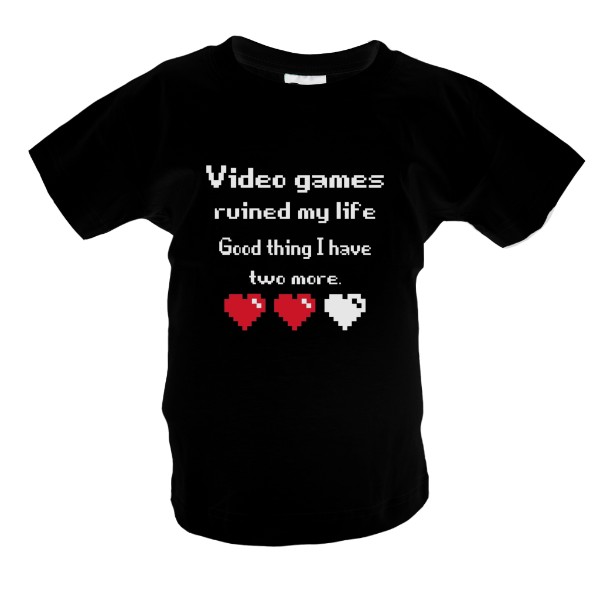 Tričko s potiskem GAMER life