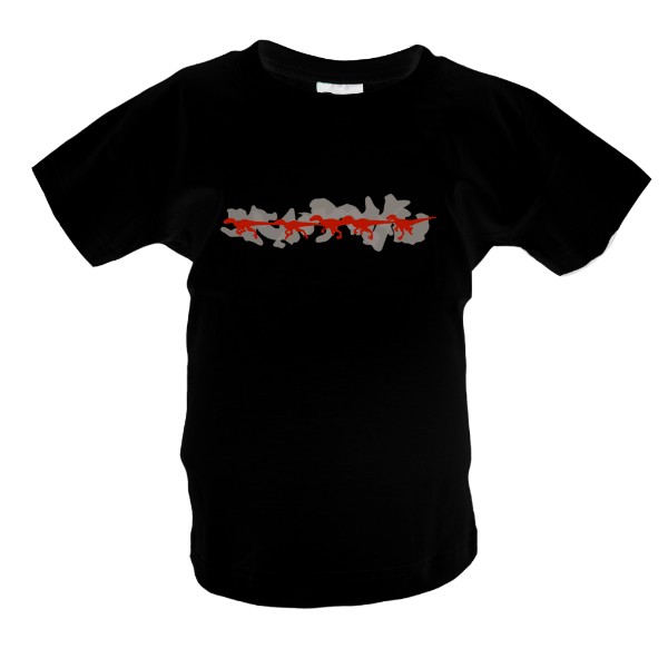 T-shirt Gang of Raptors - red - Kids