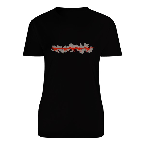 T-shirt Gang of Raptors - red - woman