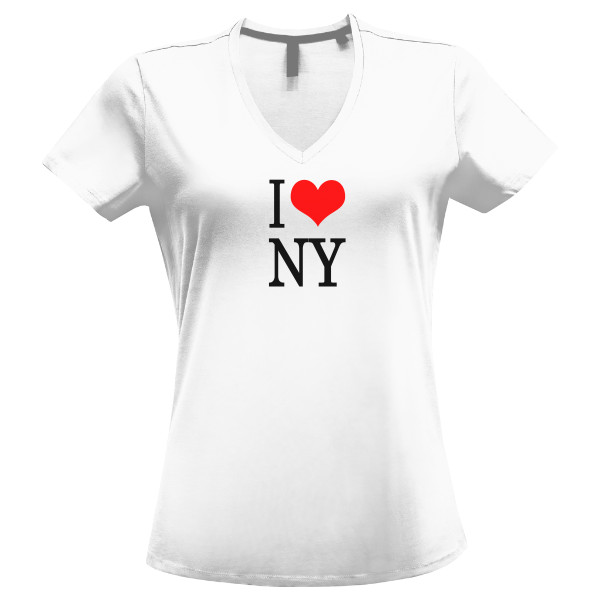 Tričko s potiskem * I love NY *