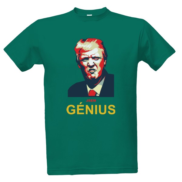 Tričko s potlačou Genius Trump