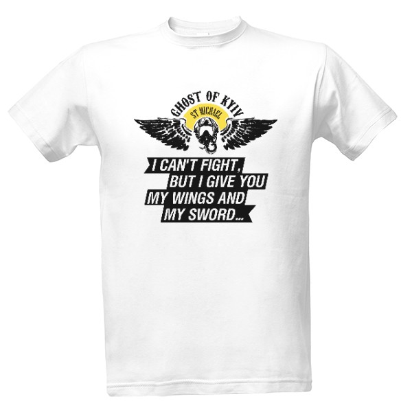 Ghost of Kyiv white T-shirt