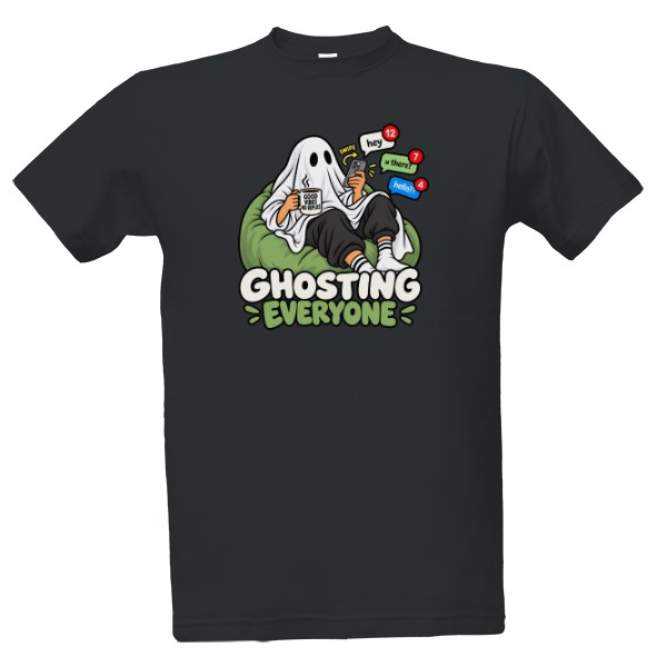 T-shirt Ghosting everyone