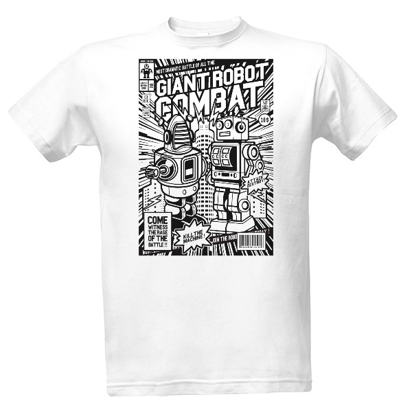 Tričko s potiskem Giant Robot Combat Ramirez hip hop