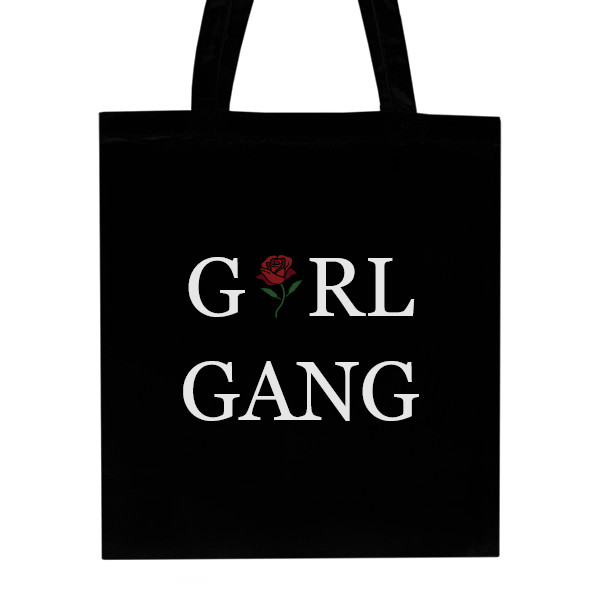 Nákupní taška unisex s potiskem GIRL GANG